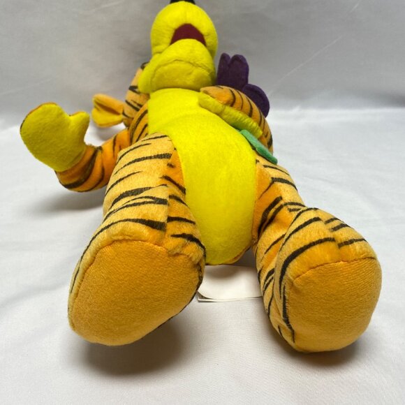 Tigger Plush Toy With Purple Flower By Ideal Toys Direct - Picture 7 of 8